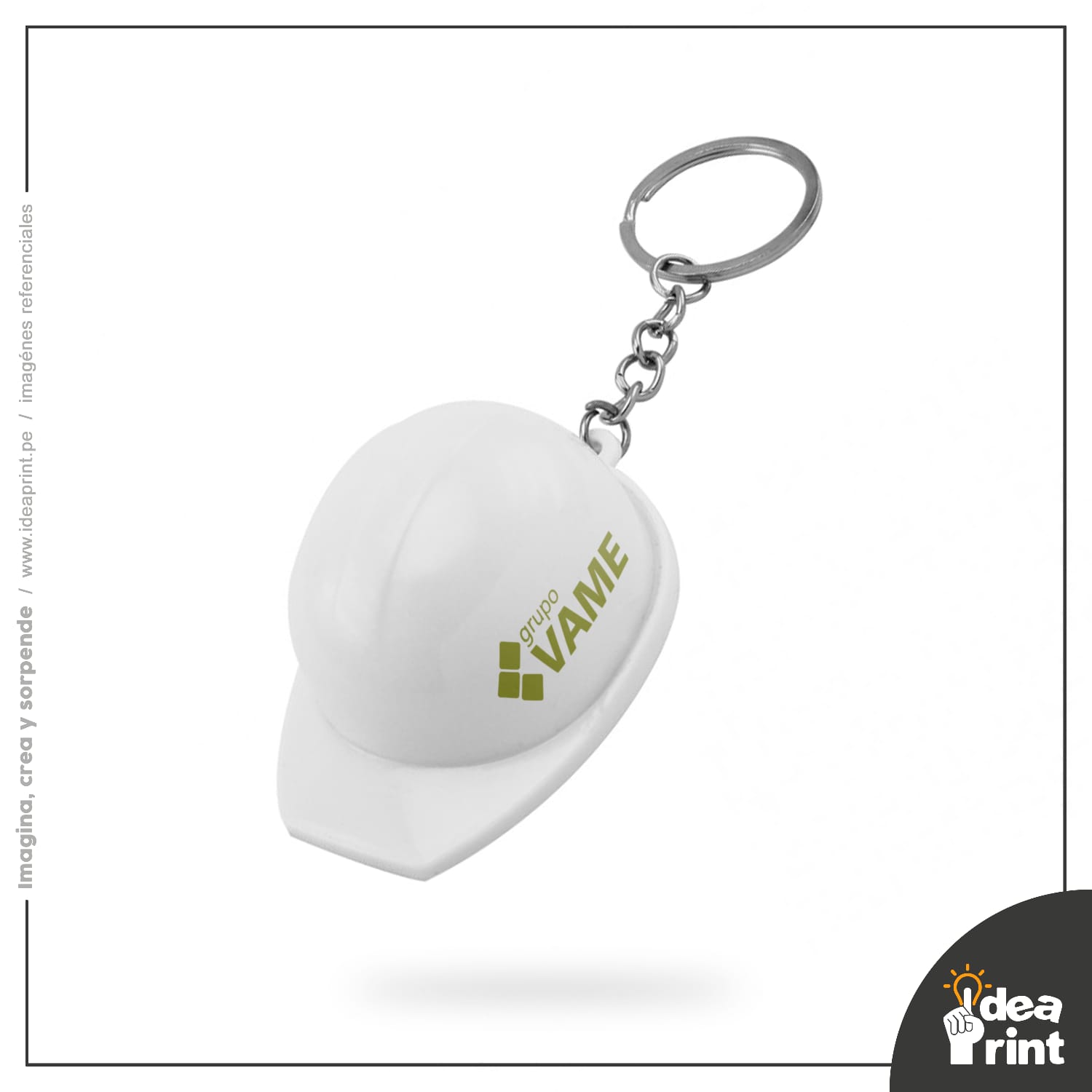 llavero casco plastico