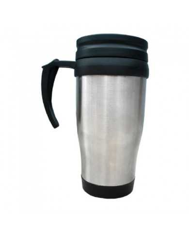 Mug Plateado Tapa Asa Negra