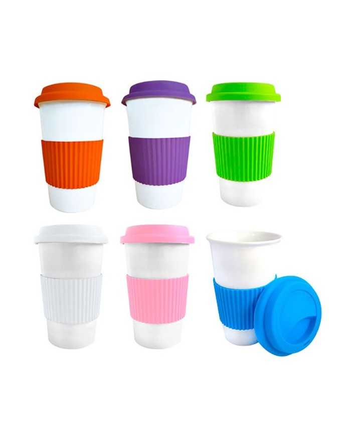 Mug Ceramica Accesorios Silicona