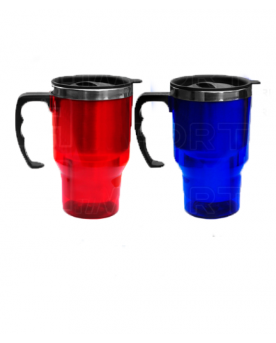 Mug Acrilico Traslucido Interior Metal