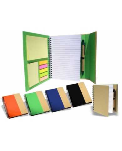 Notebook Anillada Cubierta Color Entero