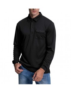 polo manga larga algodon pima