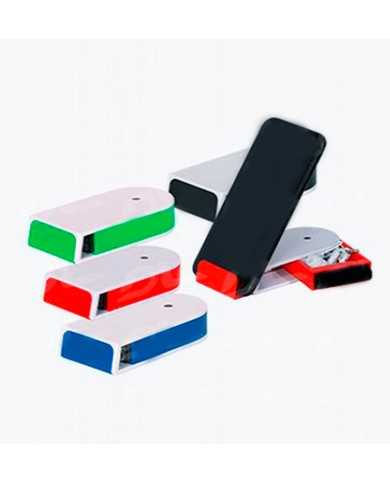 Porta celular plastico con audifonos