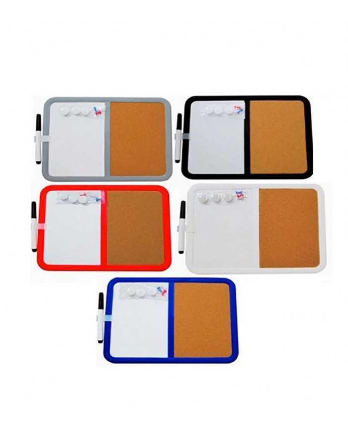 Pizarra imantada acrilica y corcho