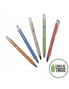 Lapicero Fibra Trigo Retractil