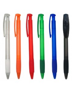 Boligrafo Retractil Traslucido