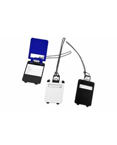 Identificador de maleta con sujetador de silicona