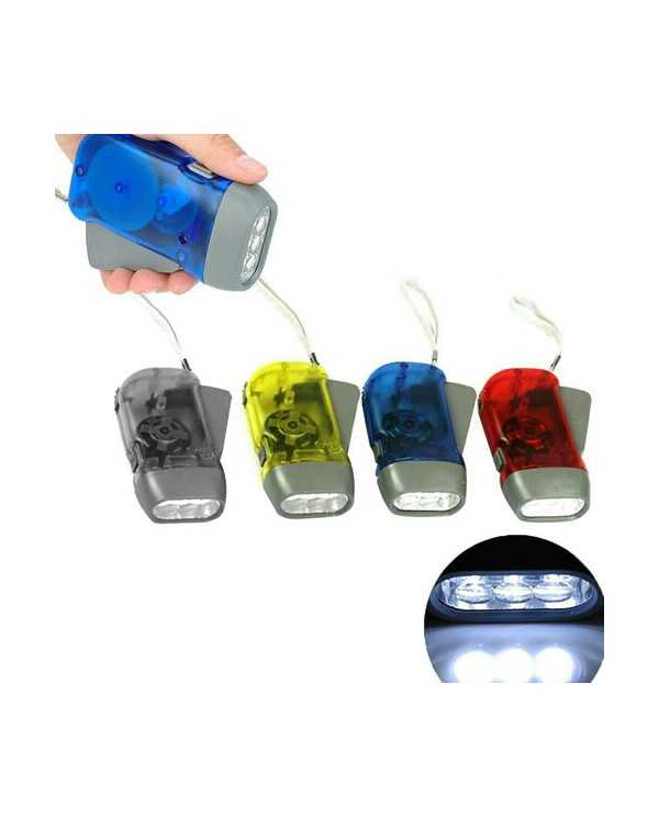 Linterna dinamo manual