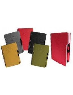 Libreta Ecologica Colores con Lapicero