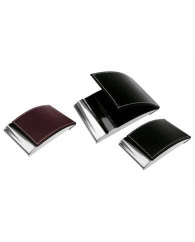 Tarjetero negro y marron