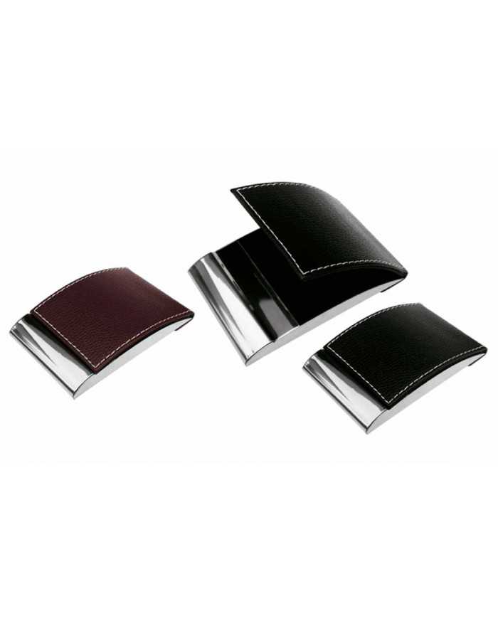 Tarjetero negro y marron