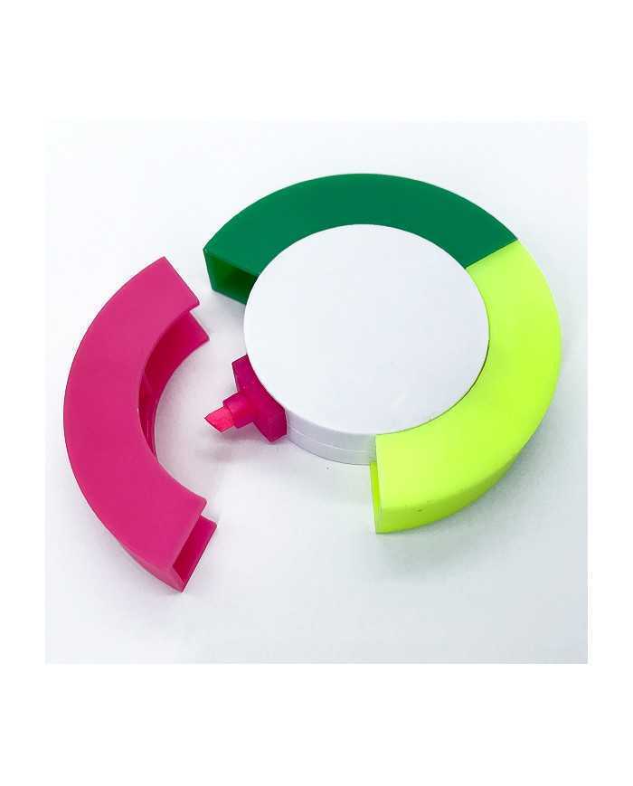 Resaltador en forma de circulo