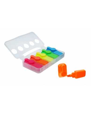 Resaltador estuche modelo maletin retangular