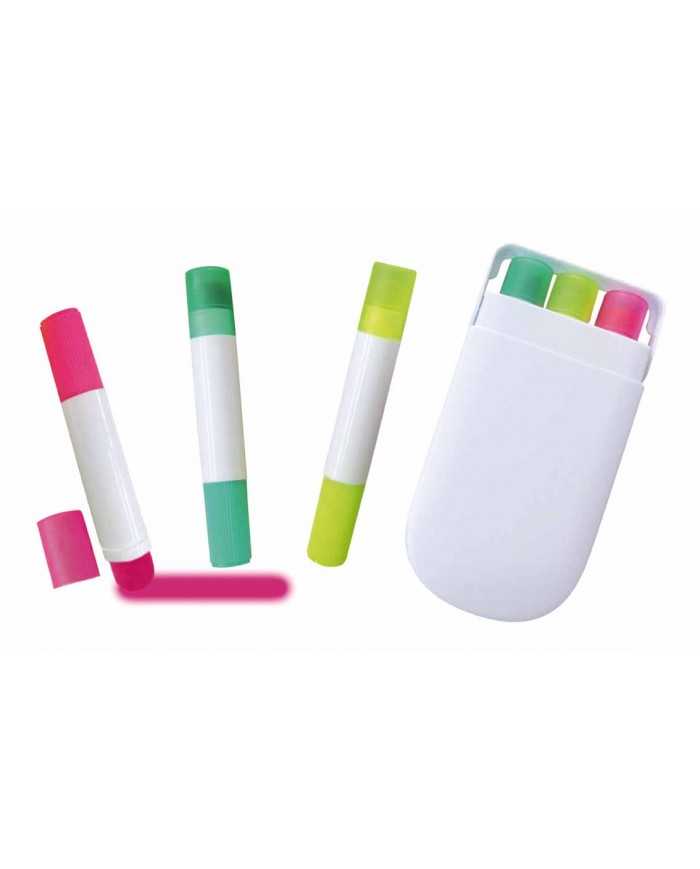 Resaltador crayola con estuche color blanco