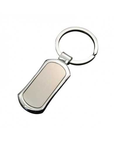 Llavero metal retangular