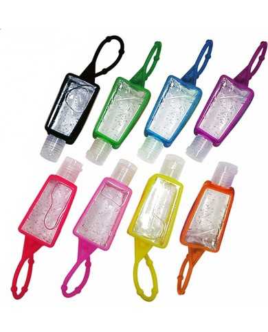 Frasco retangular de gel antibacterial lleno 40ml