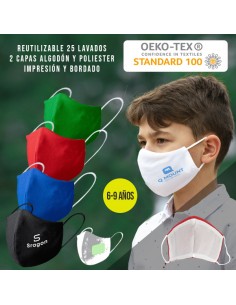 Mascarilla Higiénica Niño Reutilizable