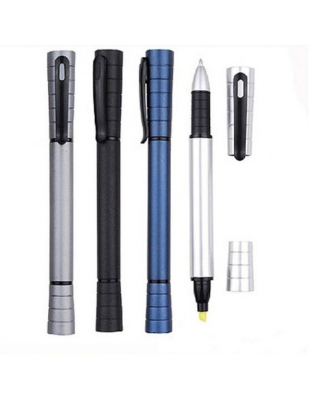 Lapicero resaltador plastico