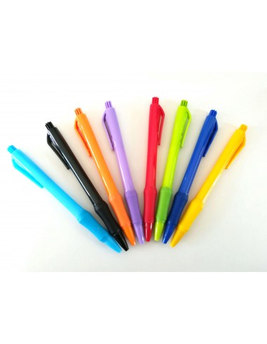 Lapicero economico plastico color entero