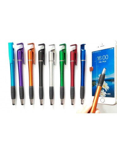 Lapicero con soporte celular y touch