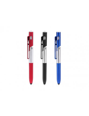 Lapicero multifuncion linterna soporte celular y touch