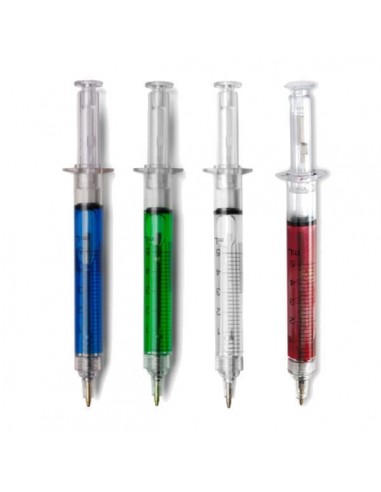 Lapicero jeringa medico