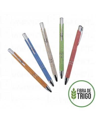 Lapicero Fibra Trigo Retractil