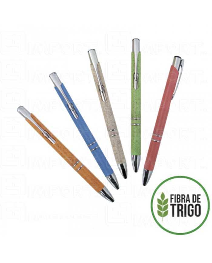 Lapicero Fibra Trigo Retractil