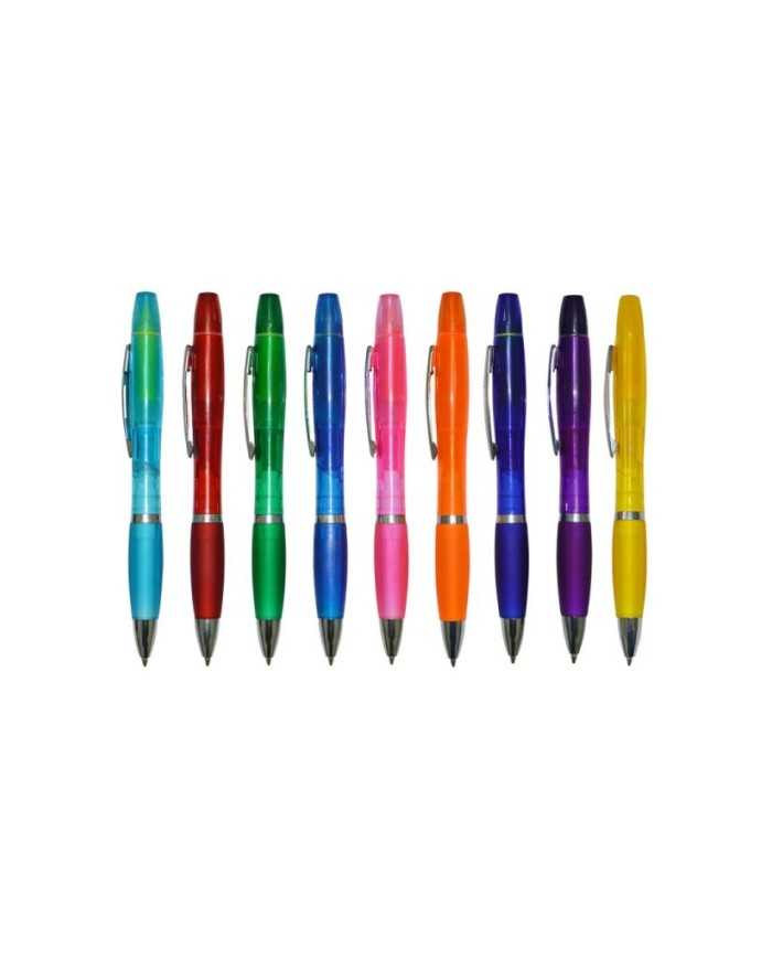 Lapicero Transparente Resaltador